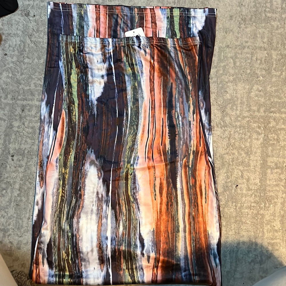 Long tube cut dress - silky material